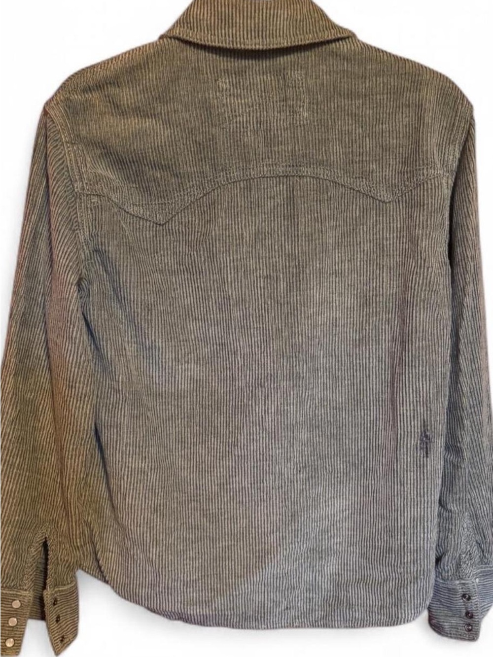 Factory Sample Hideaway Cord Shirt Style Corduroy Shacket NWOT - Picture 5 of 7